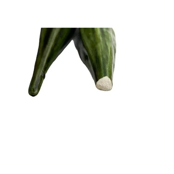 Vintage Ceramic Turnip Tomato & Green Okra Vegetable Kitchen Home Decor - Picture 3 of 7